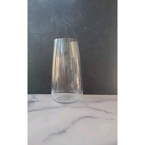 Large Clear Vase Used - Picture 1 of 10